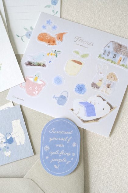 Deer Moss Mail Club sticker sheet