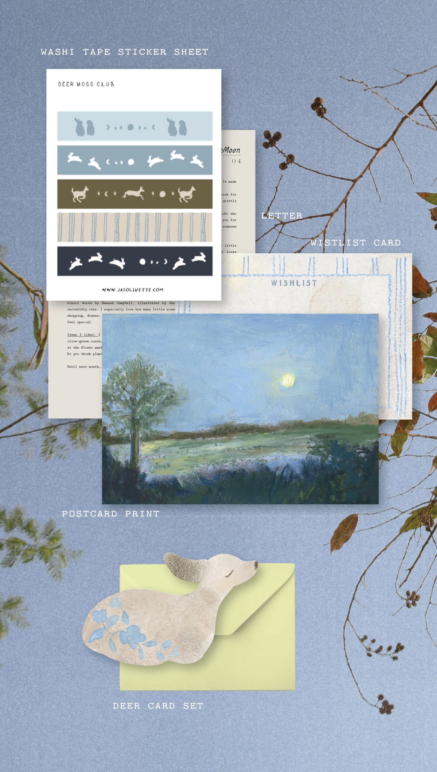 Deer Moss Mail Club No.4 – Exclusive Monthly Snail Mail - Image 5