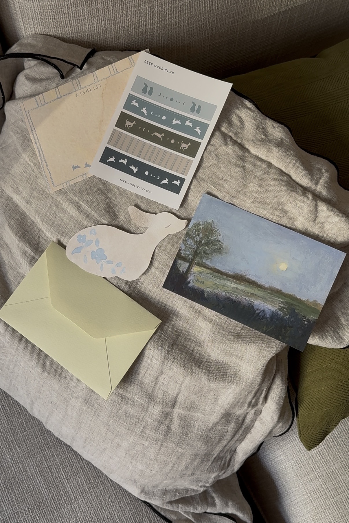 Deer Moss Mail Club No.4 – Exclusive Monthly Snail Mail - Image 3